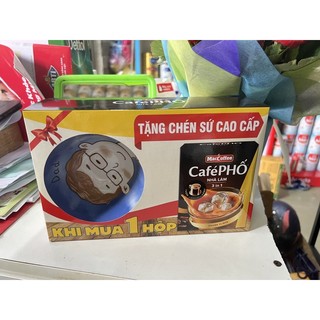 Tặng 1 chén sứ cute - Cafe phố nhà làm hộp 28g×10goi