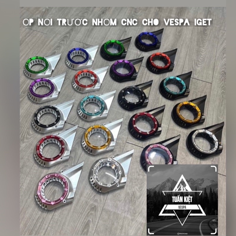 Ốp nồi trước CNC Vespa dành cho dòng Iget
