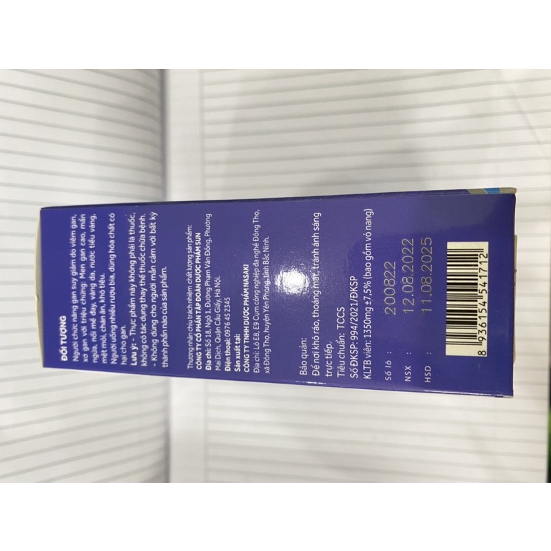 Giải độc gan SUNLY DETOX