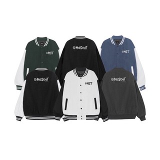 Áo khoát bomber nhung gân thêu missout full tag unisex nam nữ