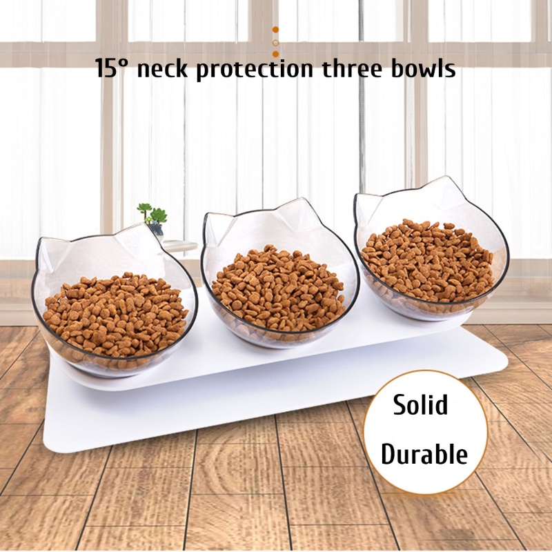 May Mắn 15° Bát Đựng Thức Ăn / Nước Uống Gắn Cổ Tiện Dụng Cho Thú Cưng