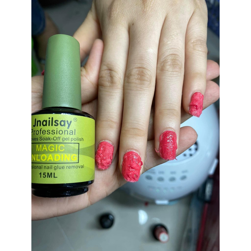 Phá Gel Jnailsay Phá Gel Nhanh Chóng Không Gây Nóng Móng 15ml - Nails Red