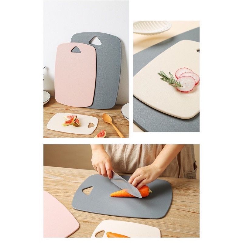 Sét 3 thớt kháng khuẩn, chống trượt chống ẩm mốc, nhiều kích thước tiện lợi cho mọi gia đình