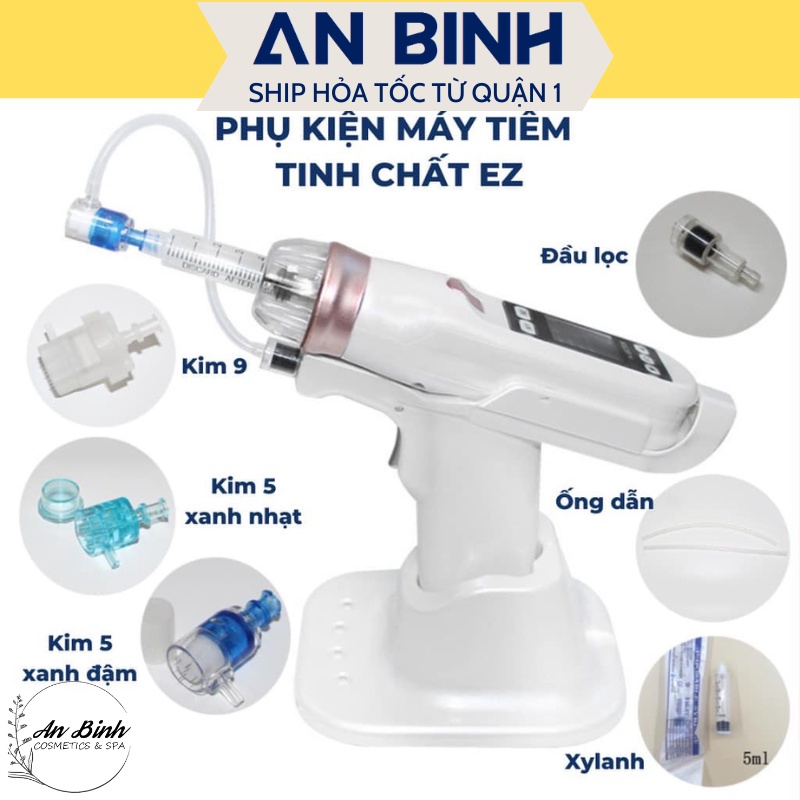 (Q1-HCM) Kim 5, Kim 9, Đầu Lọc, Ống Dẫn, Xy Lanh Cho Máy Tiêm Dưỡng Chất EZ - Phụ Kiện Máy Tiêm Tinh Chất EZ