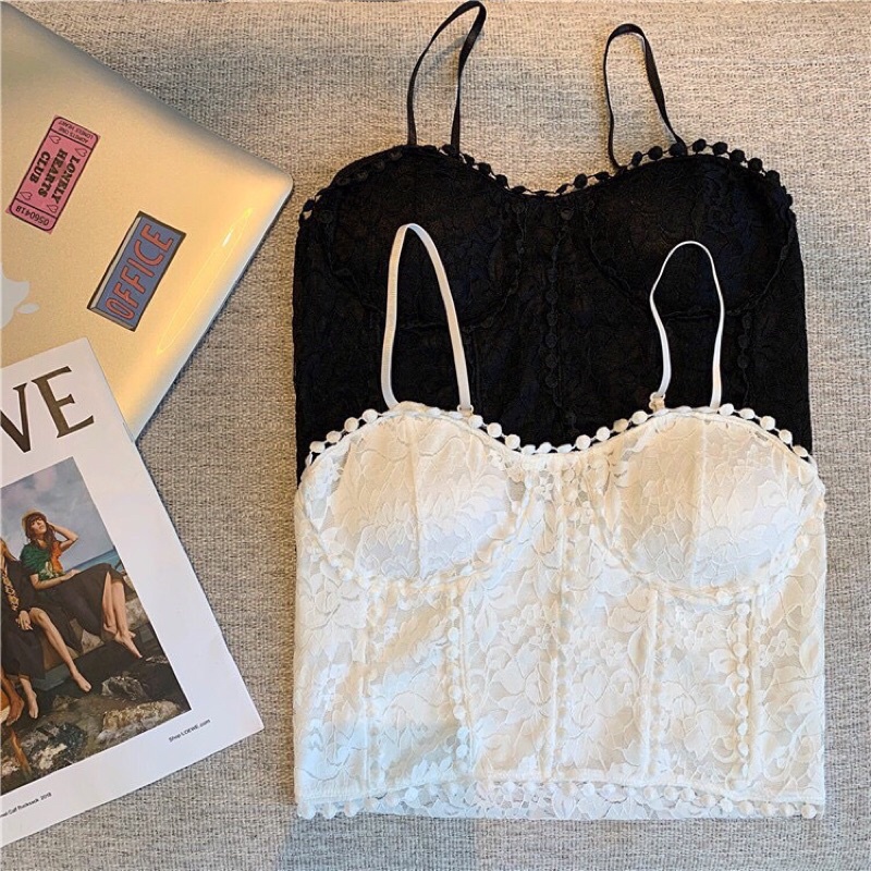 Áo bra nữ viền ren nổi mềm êm sexy quyến rũ có đệm ngực 1837