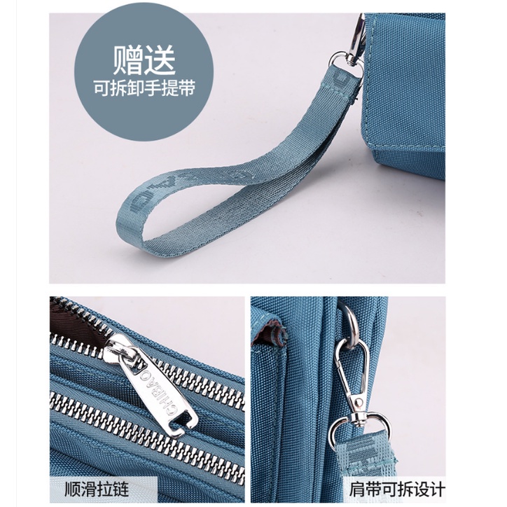 Túi Đeo Chéo 4 Ngăn Chống Thấm Nước Thời Trang Dành Cho Nữ