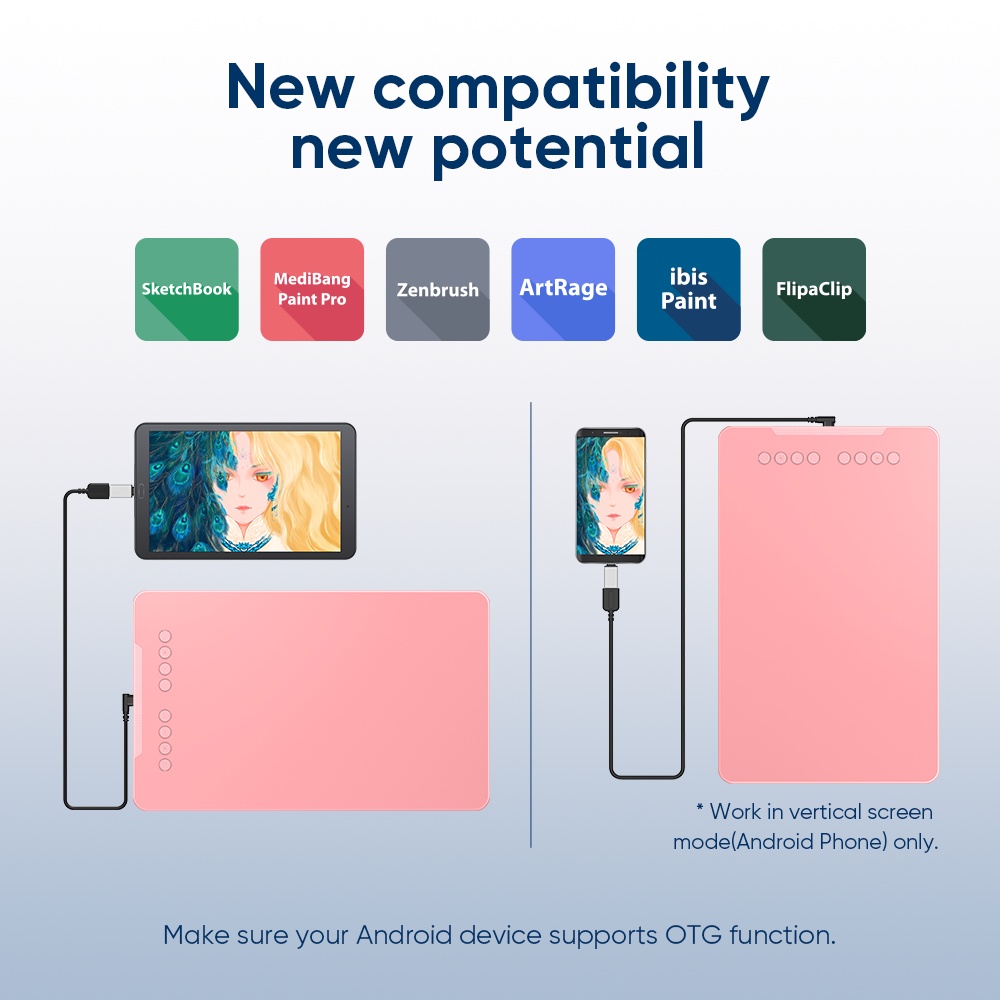 Bút Vẽ Đồ Họa Kỹ Thuật Số XPPen Dem01V2 10X6.25 inch Không Dùng Pin