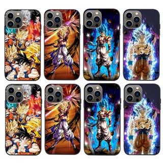 Ốp điện thoại silicone dẻo in hình Goku Dragon ball thích hợp cho iPhone 14/13/12/11 Promax/pro