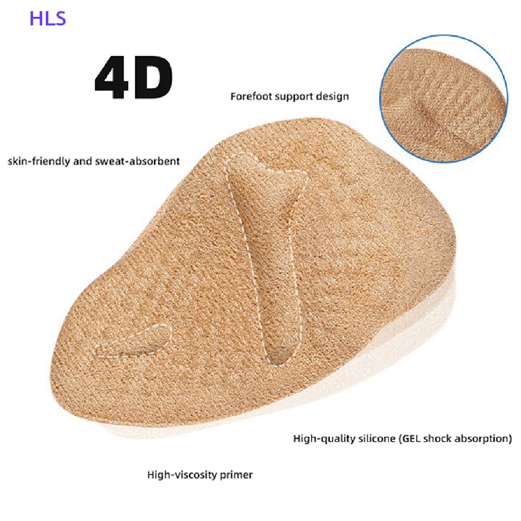 1 Cặp Miếng Lót Giày Cao Gót Bằng Silicone Thoải Mái