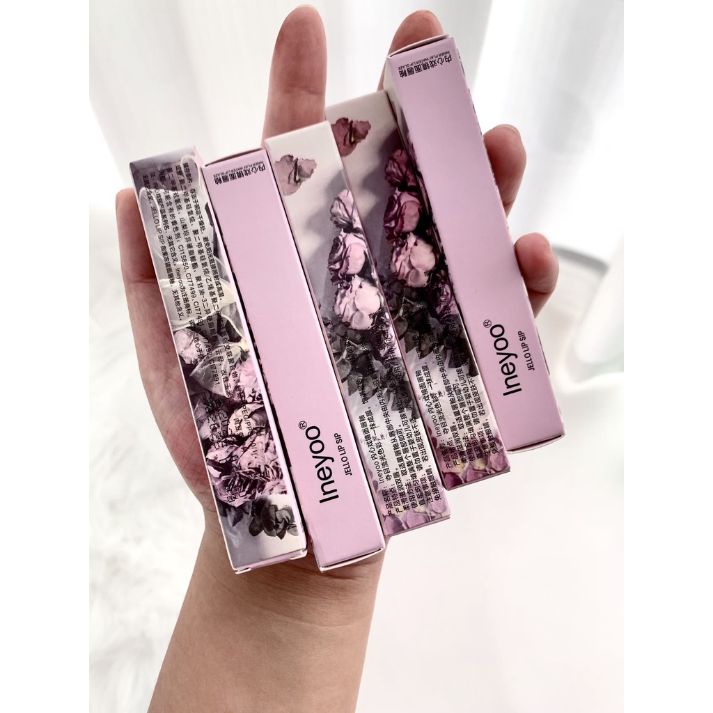 Ineyoo® Son Bóng Dạng Thạch Dưỡng Ẩm Lâu Trôi 3g