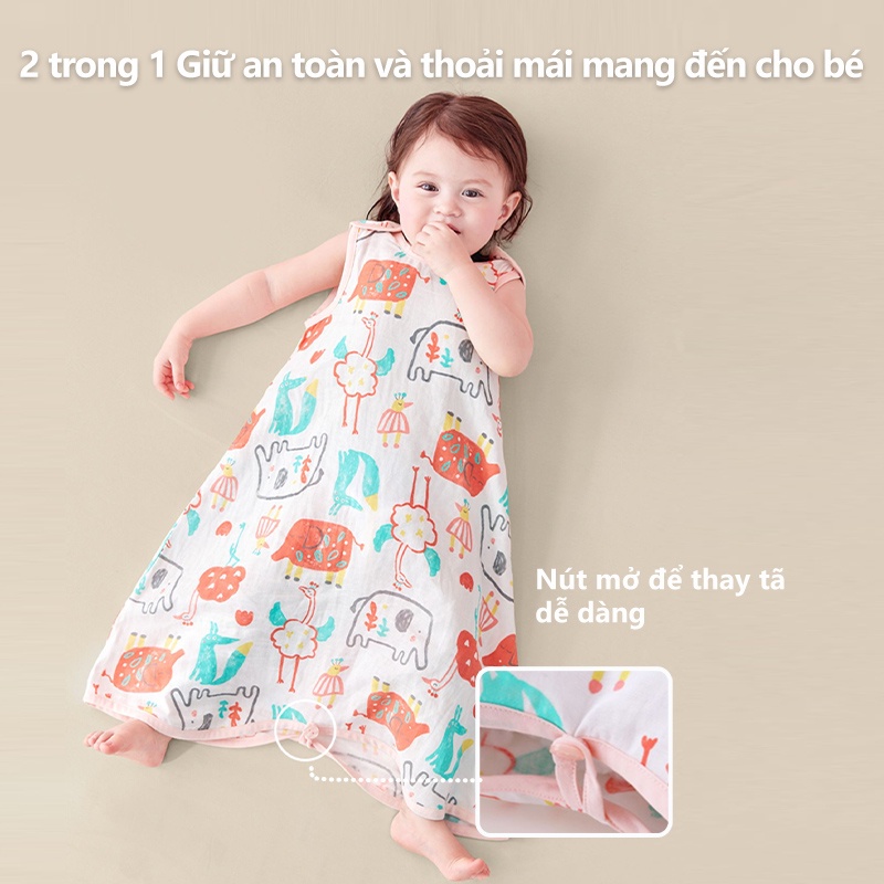 [Einmilk.ân ninh] áo ngủ liền quần dành cho bé đến từ singapore QJS