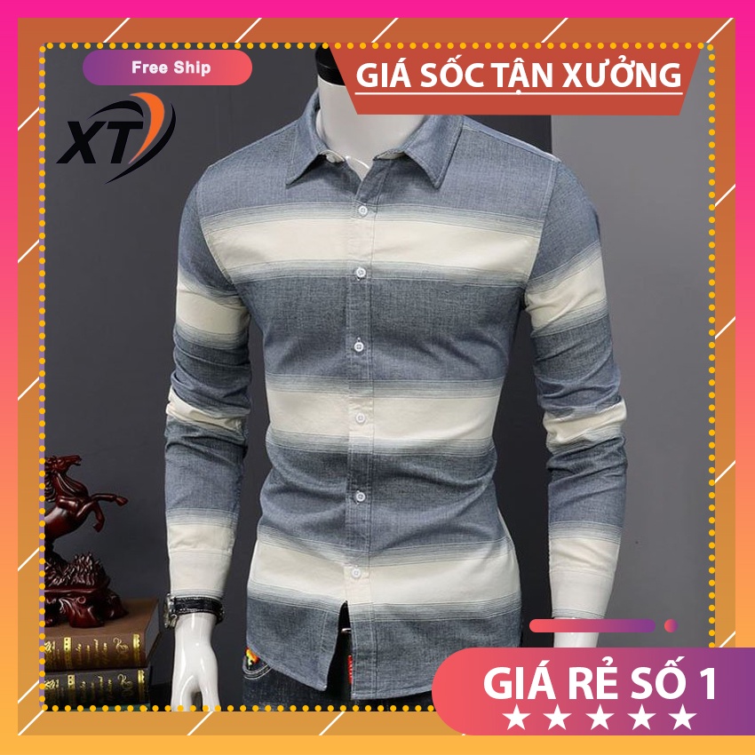 ÁO sơ mi, sơ mi nam năng động, bụi bặm đường phố mã N52