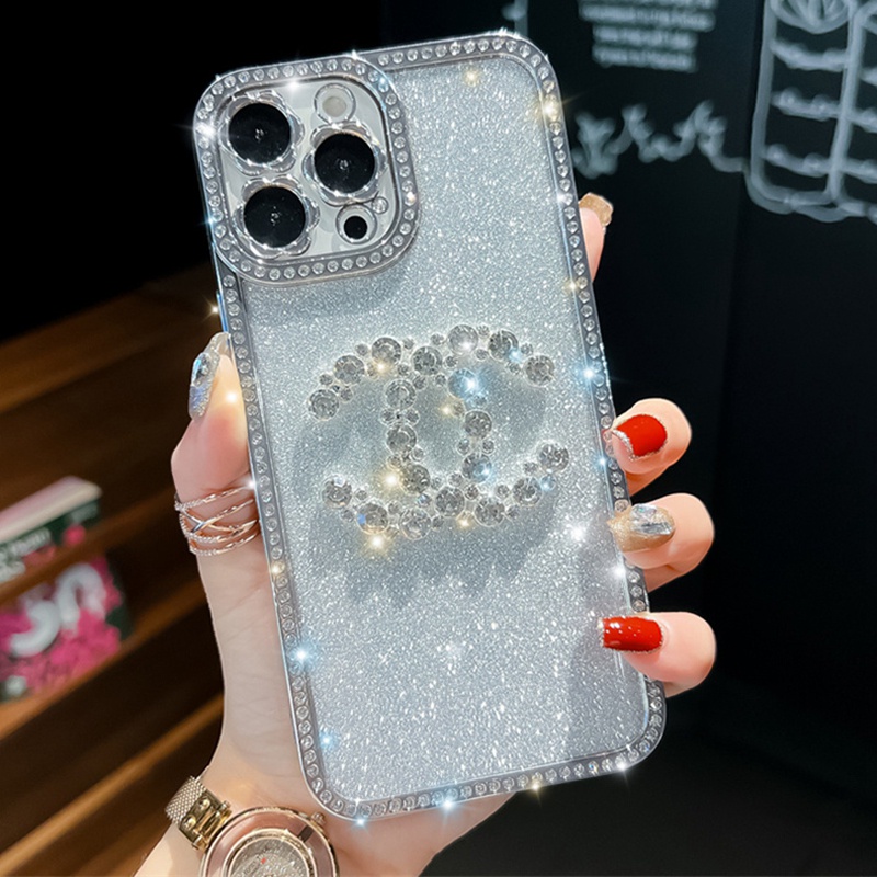 Ốp Điện Thoại tpu Mềm Đính Kim Cương Cho iphone15 14 13 pro max 12pro max 15pro max 11 promax 14plus 14promax 15plus