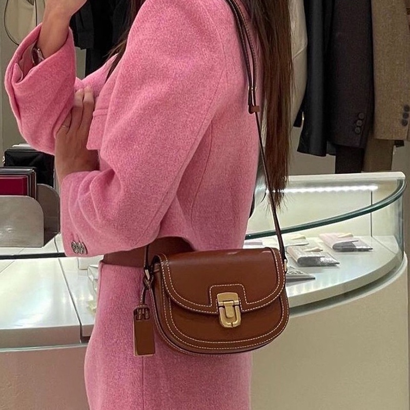 Túi Đeo Vai Phong Cách retro niche Màu Sắc Thời Trang Cho Nữ