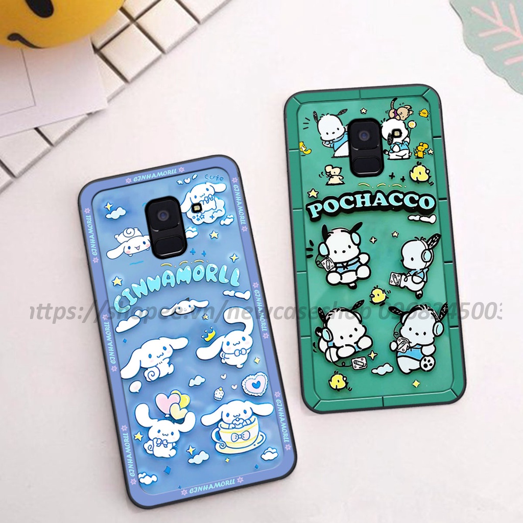 Ốp Samsung A6 2018/ A6 Plus/ A8 2018/ A8 Plus/ J8 in hình 3D Bear love,Kuromi,Space cute độc lạ