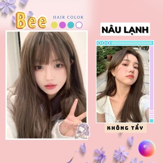 Thuốc nhuộm tóc màu NÂU LẠNH không tẩy | Bee haircolor, Beehaircolor