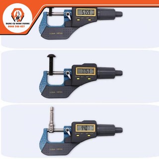 Thước Panme điện tử 0-25mm- Thước kẹp panme điện tử độ chia 0.001mm, chính xác cao