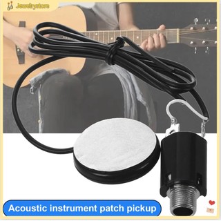 (jewelrystore) Thiết bi bắt dao động dây đàn guitar điện giắc cắm dài tiện lợi