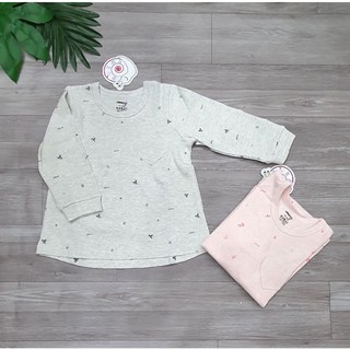 Áo Chữ A Bé Gái Dokma chất cotton dày dặn DA329