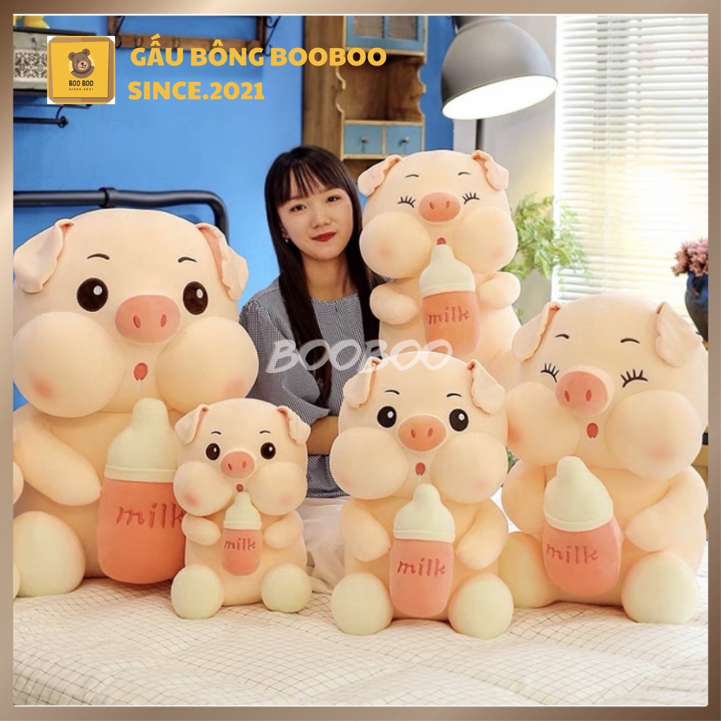 Gấu xinh - Gấu bông nhiều hình - Giảm giá siêu sốc - gấu bông khủng long đuôi tim, chó husky ôm bình sữa v.v