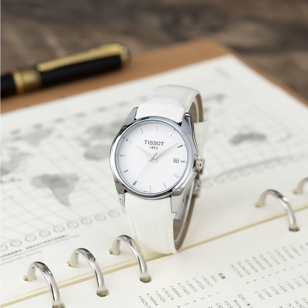 Đồng hồ nữ Tso mặt tròn dây da chống nước cao cấp DHN221 - shop2k