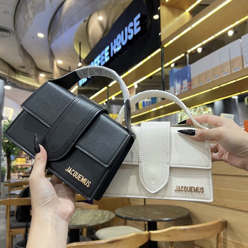 Túi đeo chéo nữ thời trang Jacquemus size 20cm túi xách thiết kế đơn giản logo dập nổi đeo đi chơi