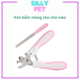 Kềm cắt móng kèm dũa chó mèo cao cấp- Kìm bấm móng chó thú cưng - phụ kiện chó mèo Silly.pet