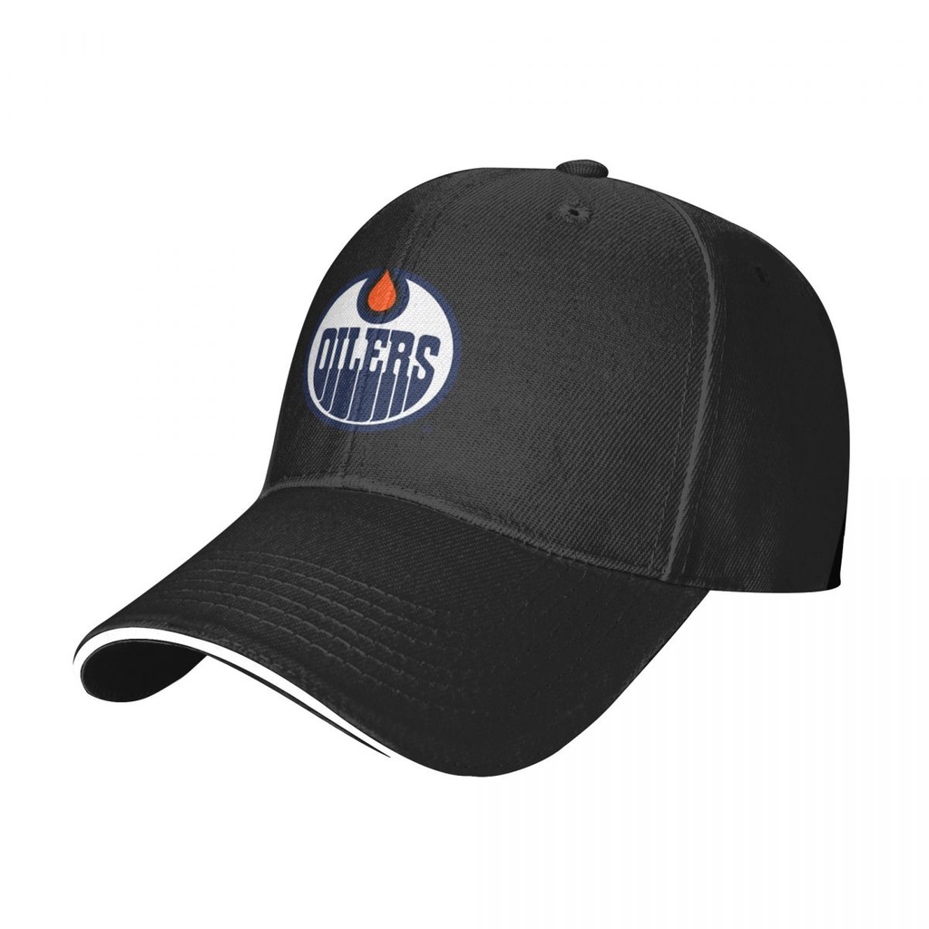Mới Có Sẵn Edmonton Oilers Logo NHL Mũ Bóng Chày Nam Nữ Thời Trang Polyester Có Thể Điều Chỉnh Mũ Un