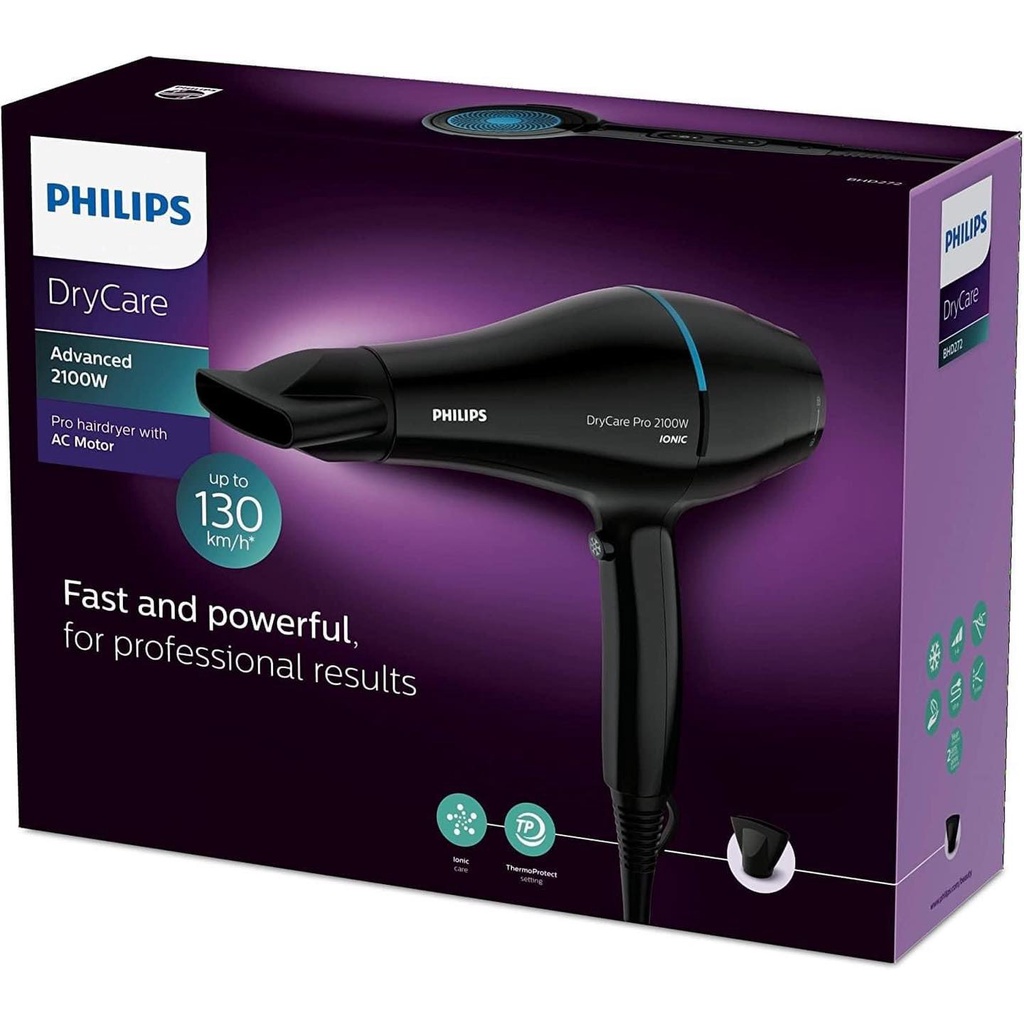 Máy Sấy Tóc Philips BHD272/00 Nội Địa Đức NEW Công Suất 2100W máy sấy tóc 2 chiều nóng lạnh GermanySnT 210042
