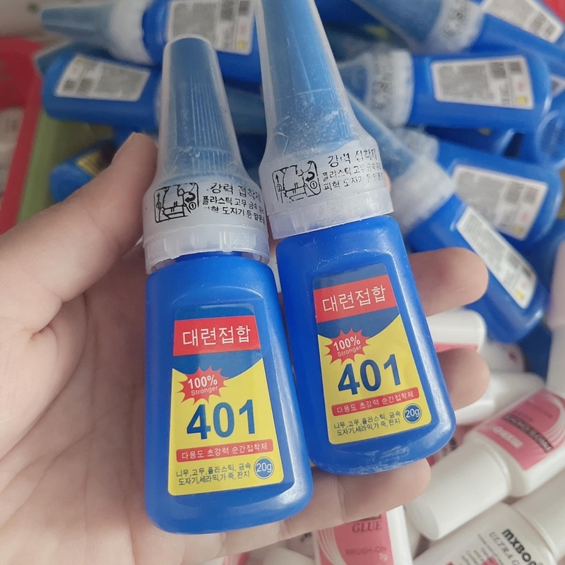 Keo 401 gắn móng ,đính đá nail 20g