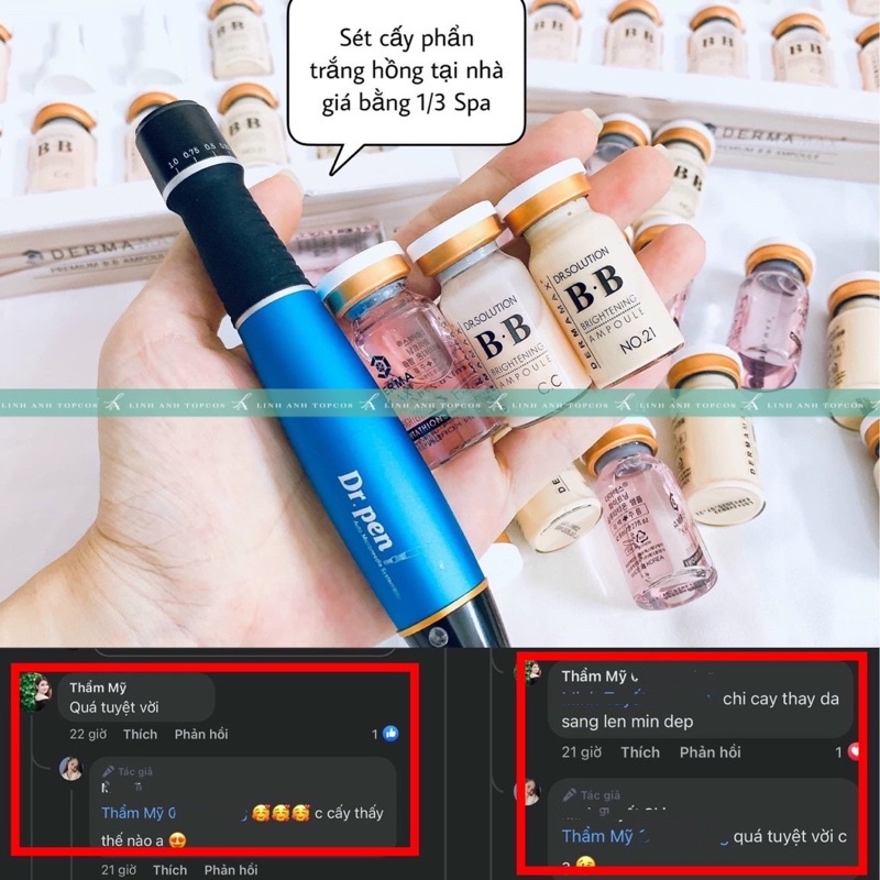 Tinh chất C.ấ.y phấn trắng da Hàn Quốc BB Dr Solution Dermamax lọ 8ml