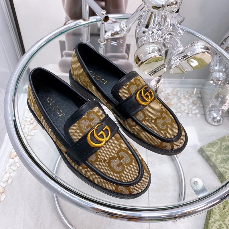 Giầy Gucci Hoạ Tiết Trắng Nâu Full Size 35-39  -  By Anh Dinh Phuong