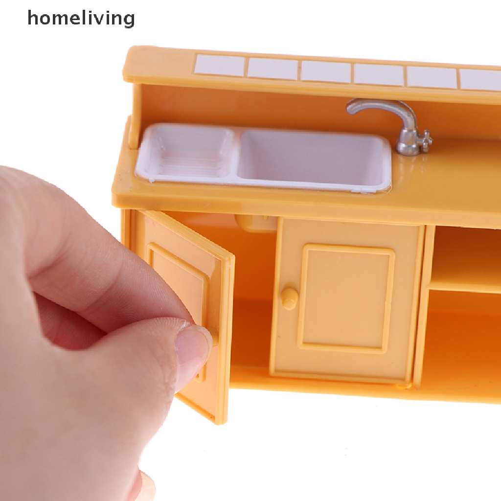 Mô Hình Nội Thất Nhà Bếp Xinh Xắn Cho Nhà Búp Bê Tỉ Lệ 1 / 12