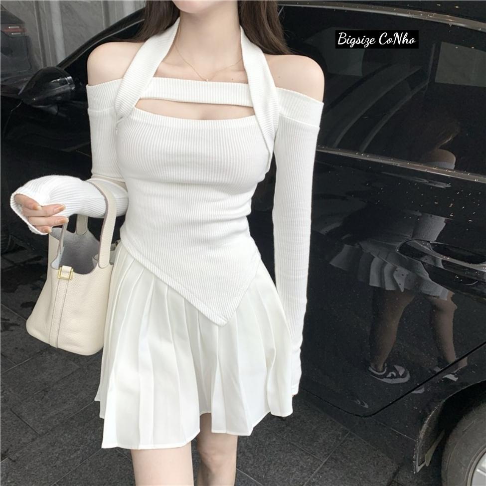 Áo thun kiểu tay dài bigsize nữ nhiều màu tà nhọn, Áo phông nữ giành cho nàng Chuppy 58-95kg BIGSIZE CÔ NHỎ G17