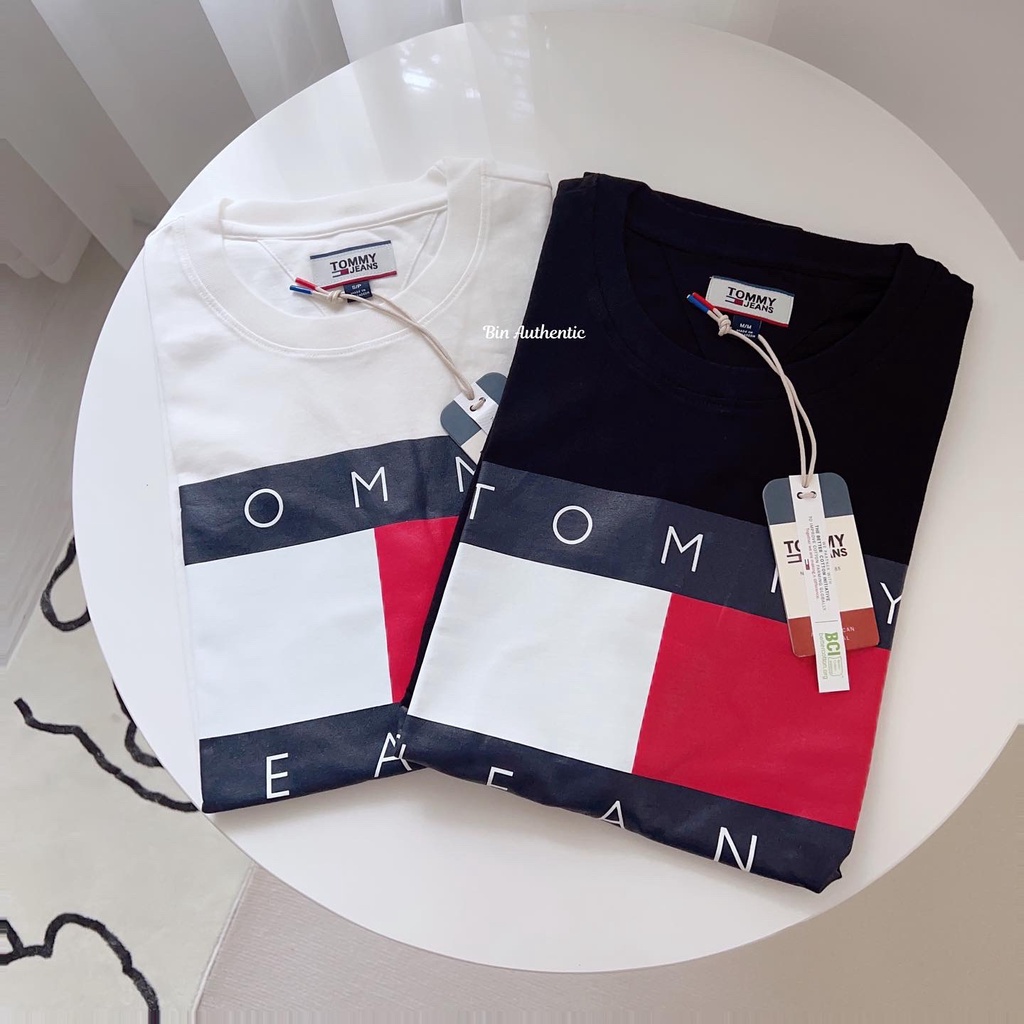 Áo thun Tommy Hilfiger Big Logo Hàn Quốc Nam Nữ