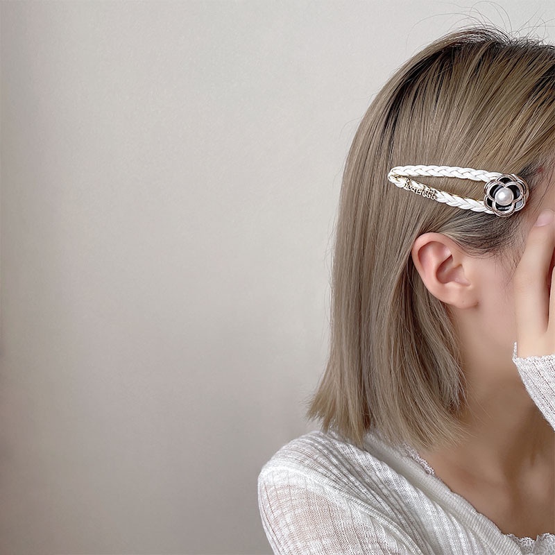 Kẹp Tóc Hình Hoa Phong Cách Retro Ngọt Ngào