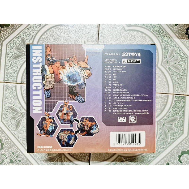 Mô hình beastbox_BB35_Ricochet_Đấu sĩ chuột túi_bản đặc biệt kèm túi đấm bóc kim loại