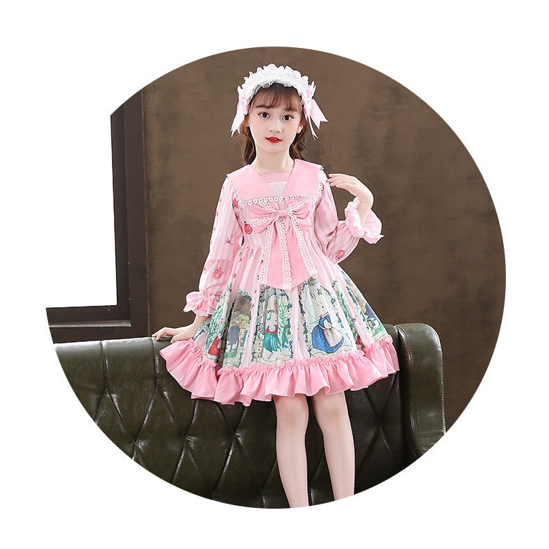 Đầm Công Chúa Lolita Thời Trang Cho Bé Gái