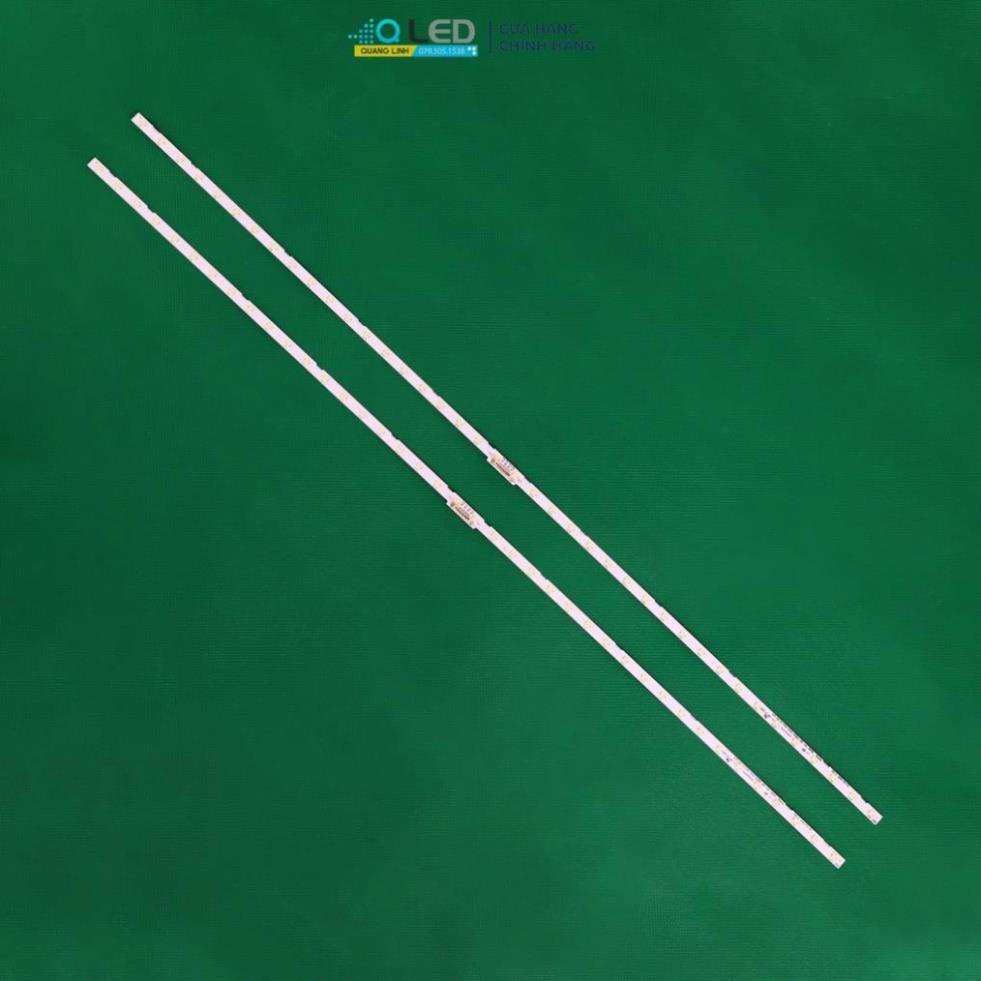 Thanh LED Tivi SAMSUNG 55NU - Lắp zin tivi samsung 55NU các đời - 1 bộ 2 thanh LED viền - LED MỚI 100% nhà máy