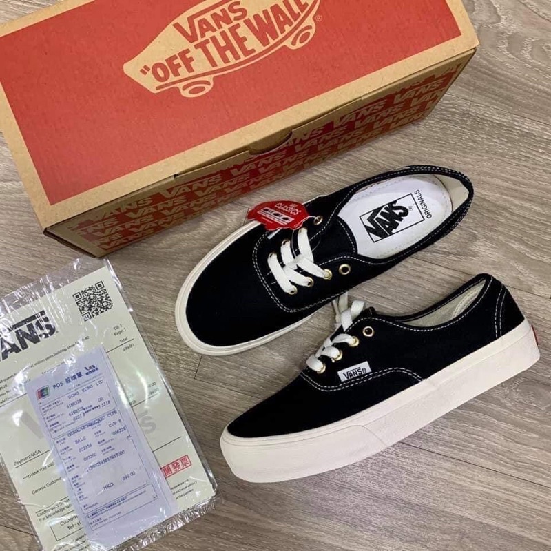 Giầy Thể Thao Nam Nữ Vans Old Skool Classic - Giày Sneaker Đế Đúc Cao Cấp, Mầu Đen Kẻ Trắng rất Đẹp và Cá Tính Fuil Size