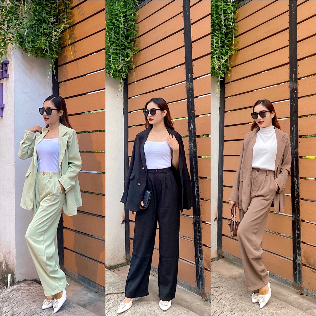 SET VEST BLAZER NỮ