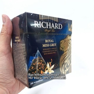 Trà Richard Miss Grey hộp giấy 20 gói