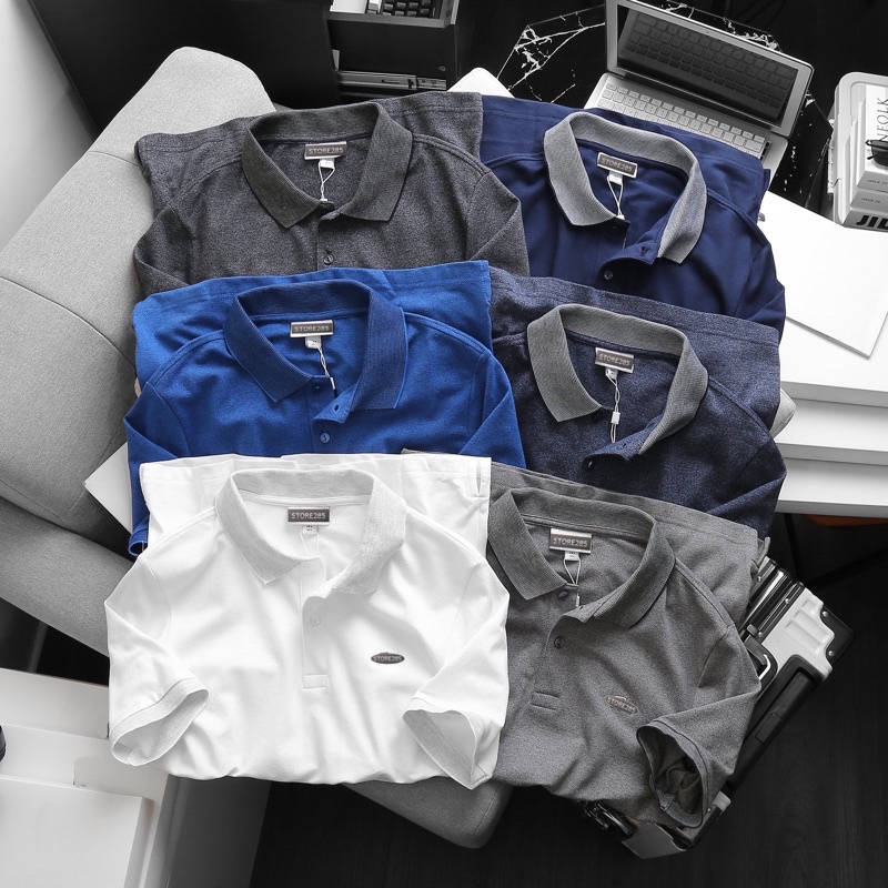 🔥CAO CẤP🔥GIÁ TỐT🔥 Áo thun có cổ vnxk cao cấp - cotton mềm mịn - co giãn