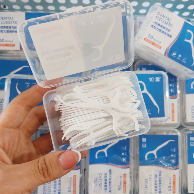 Combo 3 Hộp 50 tăm chỉ nha khoa Misy Home nội địa Trung