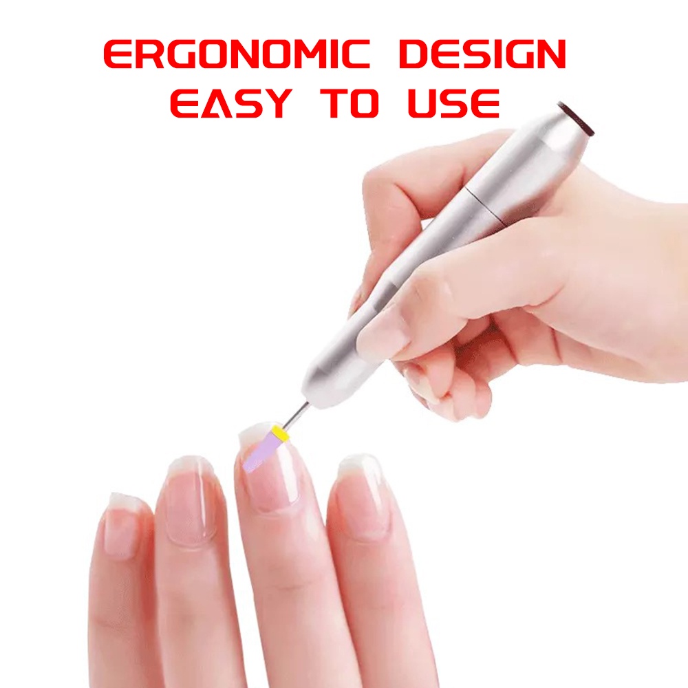 Bộ 14 Bút Mài Móng Tay Mini Đầu Cắm USB