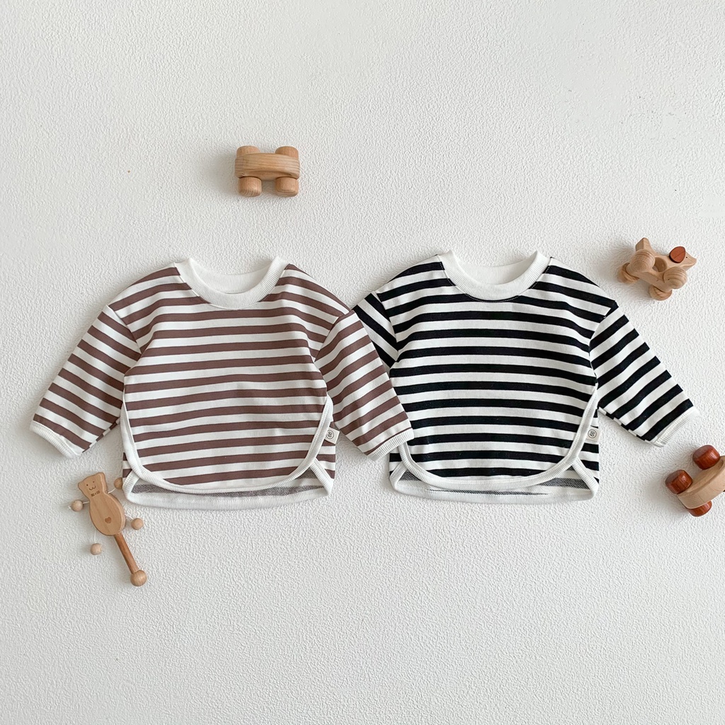 Áo Sweater Tay Dài Thời Trang Thu Đông Dành Cho Bé Trai Bé Gái