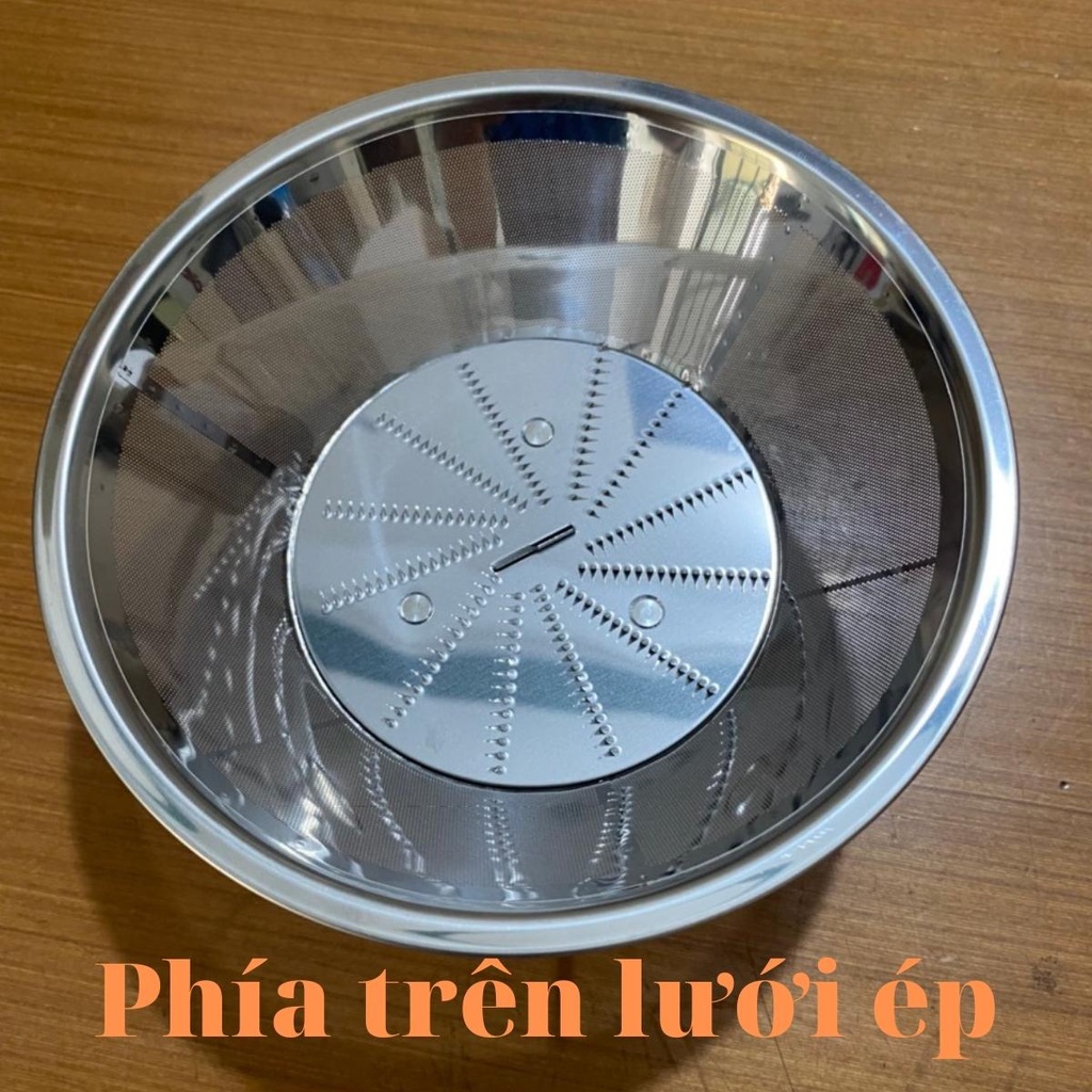 Lưới, nắp chụp máy ép trái cây Gali model 7005 bằng nhựa và inox 304 hàng chính hãng thay thế yên tâm