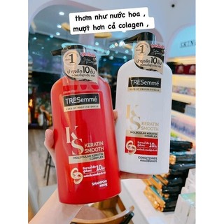 Cặp Dầu gội xả Thái Lan Dầu gội, dầu xả mềm mượt vào nếp Tresemme 425ml/450ml