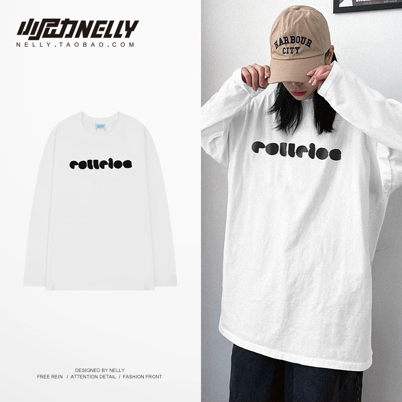 Áo thun Nelly dài tay phong cách unisex