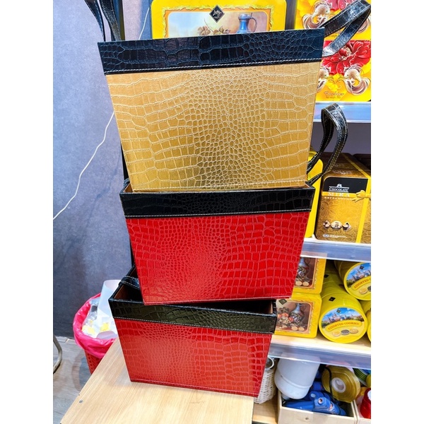 Giỏ Da Vuông siêu sang